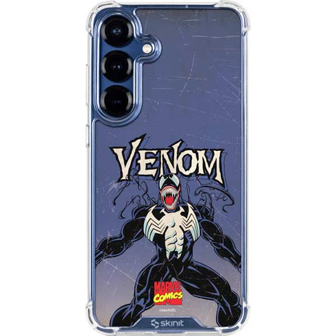 Marvel Classic Comics Venom Galaxy S25 Clear Case